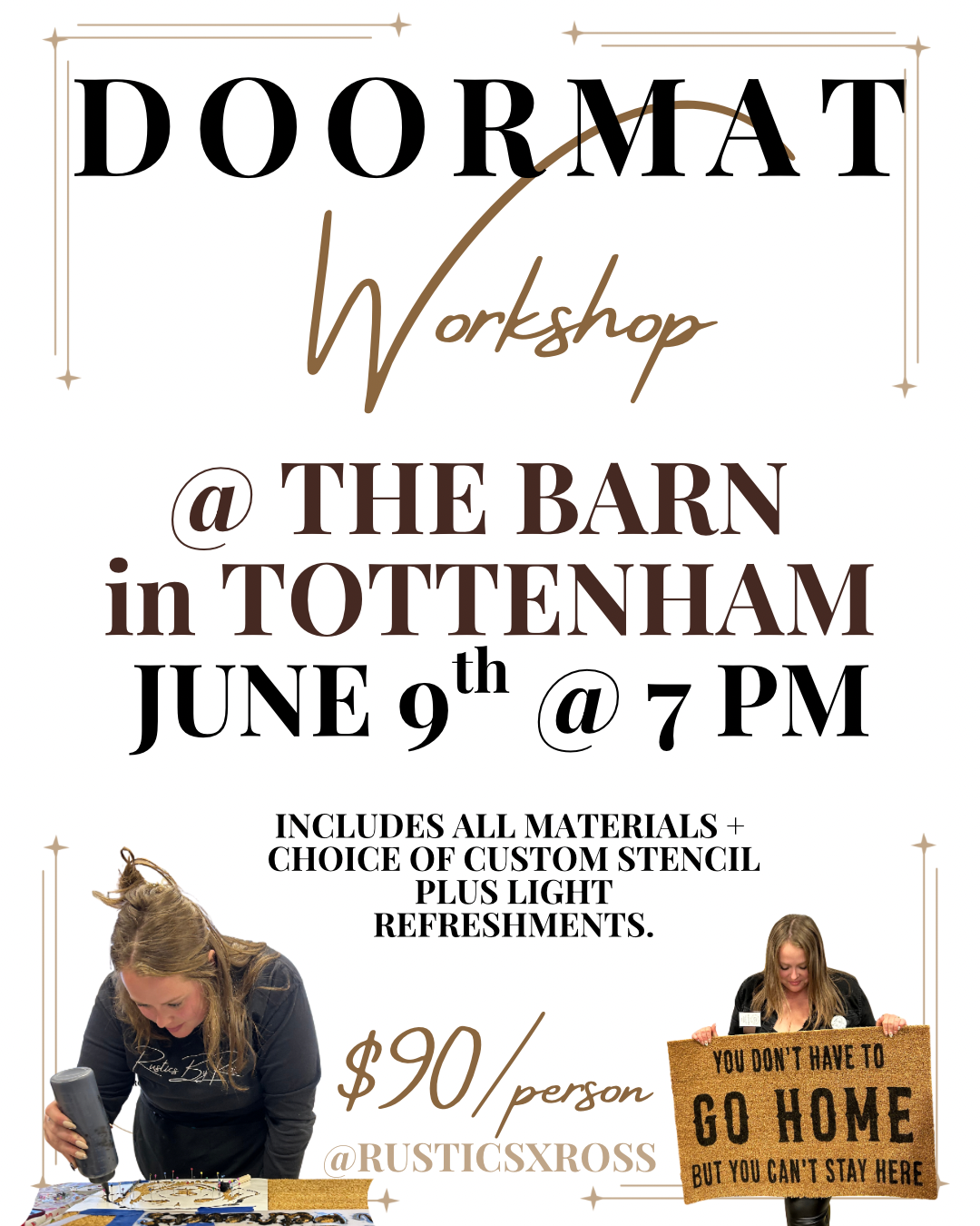 Doormat Workshop @ The Barn in Tottenham