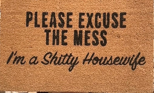 Please excuse the mess..
